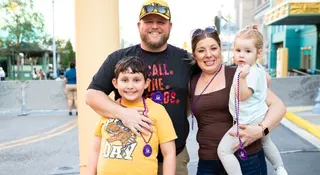 Cole Brantley and family